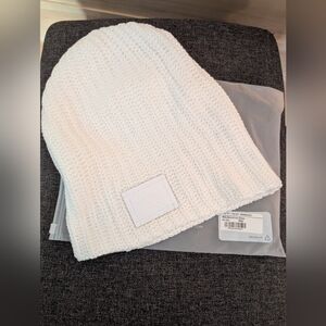 Love Your Melon Ivory Knit Beanie